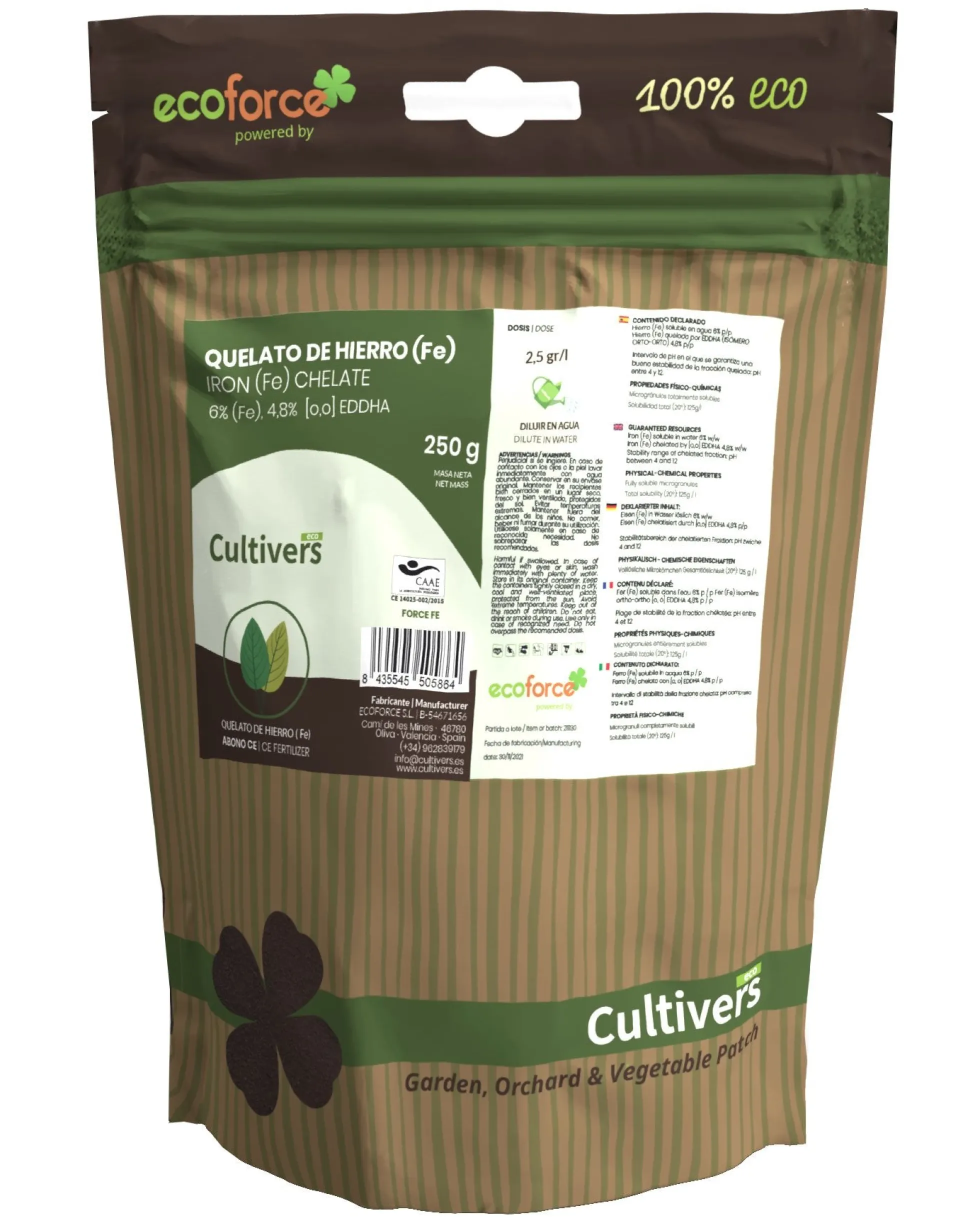 Quelato De Hierro Cultivers 5 Kg