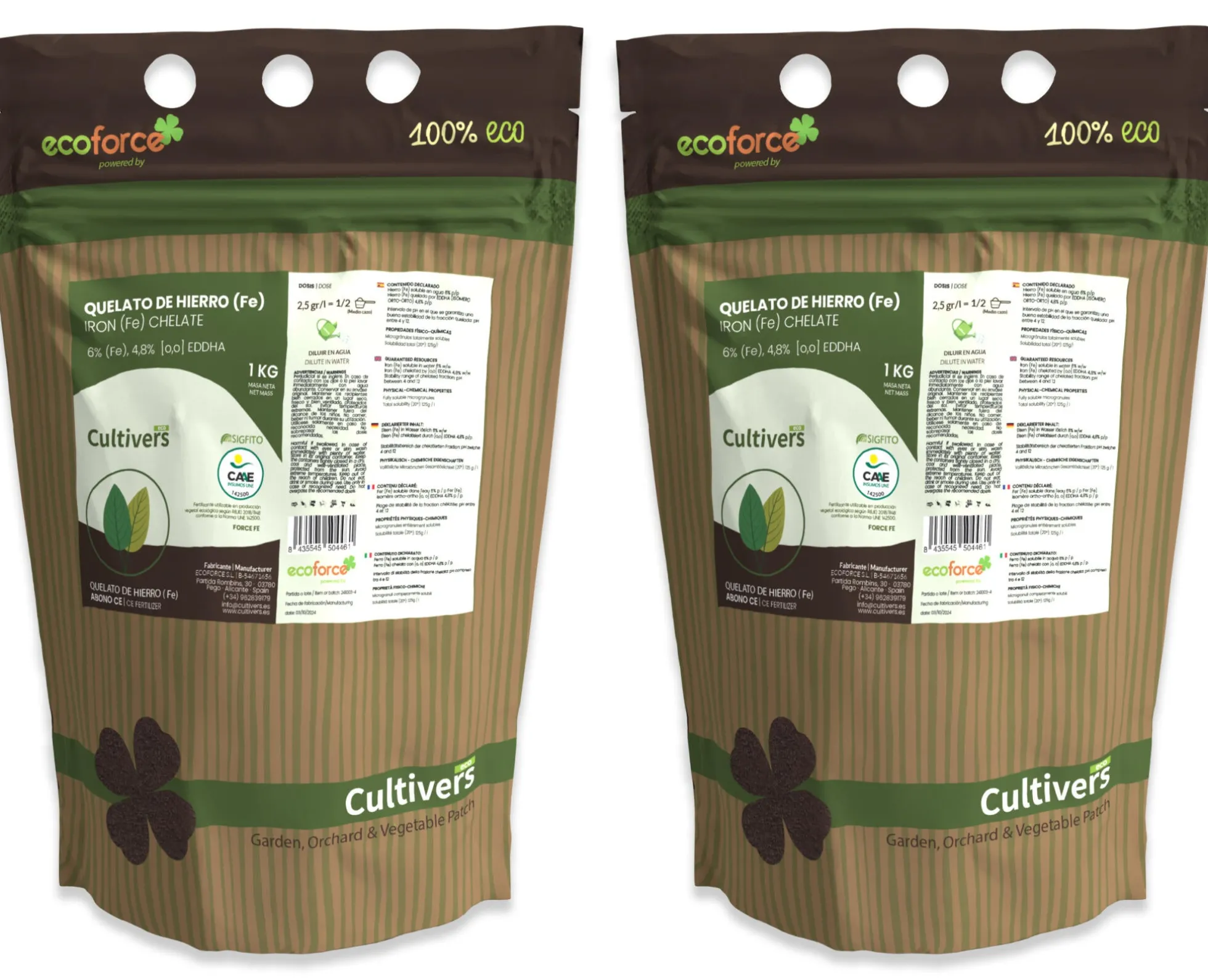 Quelato De Hierro Cultivers 5 Kg