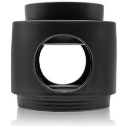 Quemador de Esencias Noir Cerámica Negra SYS Aromas | Para Esencias y Aceites Esenciales | 100 ml