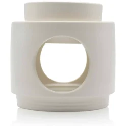 Quemador de Esencias Nordic Cerámica Blanca SYS Aromas | Para Esencias y Aceites Esenciales | 100 ml