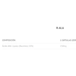 R-ala 50% Racemic 60 Caps