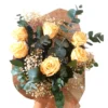 Ramo De Rosas Preservadas Melocotón 6 Flores