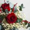Ramo 5 Rosas Rojas Eternas - Flores Secas Y Preservadas