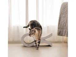Rascador Ondulado Para Gatos Marina Con Base Antideslizante De Cartón Reciclado Althea Living 50x23x21.9cm