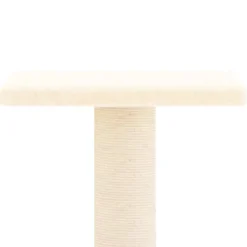 Rascador Para Gatos Con Postes De Sisal Color Crema 73 Cm