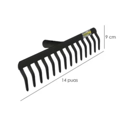 Rastrillo Sin Mango 5 Mm. 14 Puas Agrícola