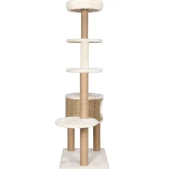 Árbol Para Gatos Cojín Lujo Poste Rascador Hierba Marina 148 Cm