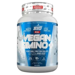 Real Vegan Amino+ - 1kg - Cookies & Cream - Proteína Vegetal - Big