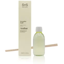 Recambio Mikado de Azahar Origins SYS Aromas 200 ml | Con Palos | Aroma Floral y Relajante