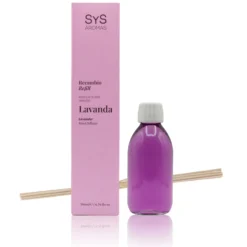 Recambio Mikado de Lavanda Origins SYS Aromas 200 ml | Con Palos | Aroma Floral y Relajante