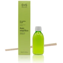 Recambio Mikado de Raíz Angélica Origins SYS Aromas 200 ml | Con Palos | Aroma Herbal y Refrescante