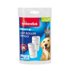 Recambio Rodillo Quitapelusas Pet Pro, Vileda Rojo/Blanco