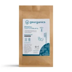 Recarga de pastillas dentífricas bucales de menta, Georganics 720 unidades