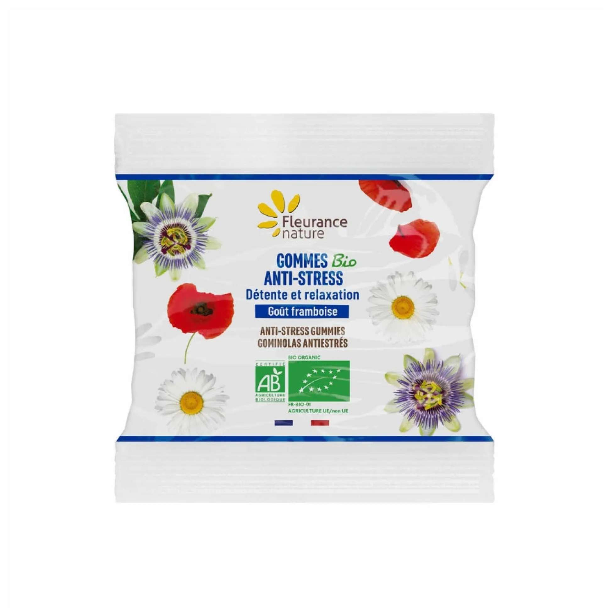 Recarga Gominolas Antiestrés Eco Frambuesa Fleurance Nature 30g