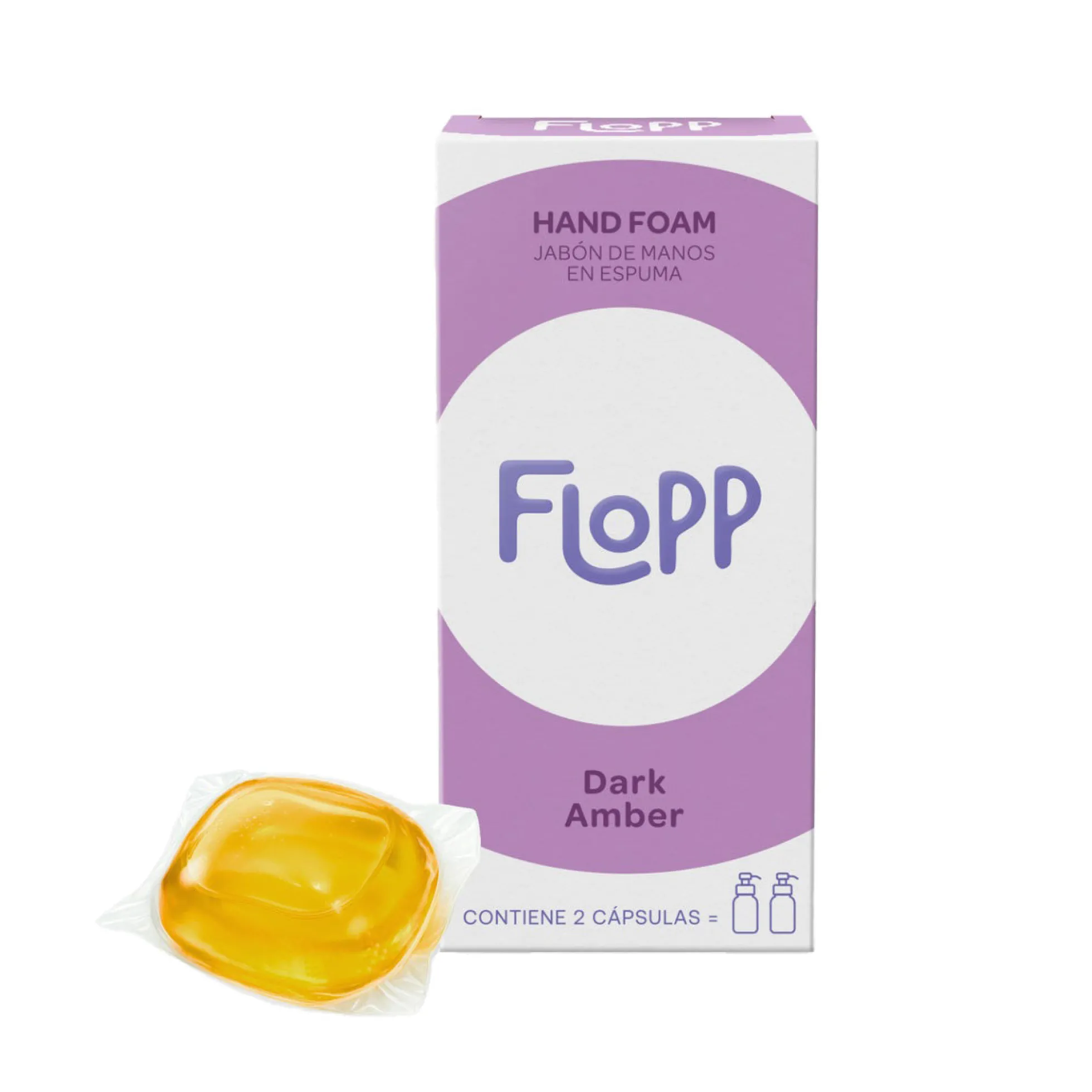 Refill Jabón de Manos Dark Amber Flopp Eco 2 cápsulas