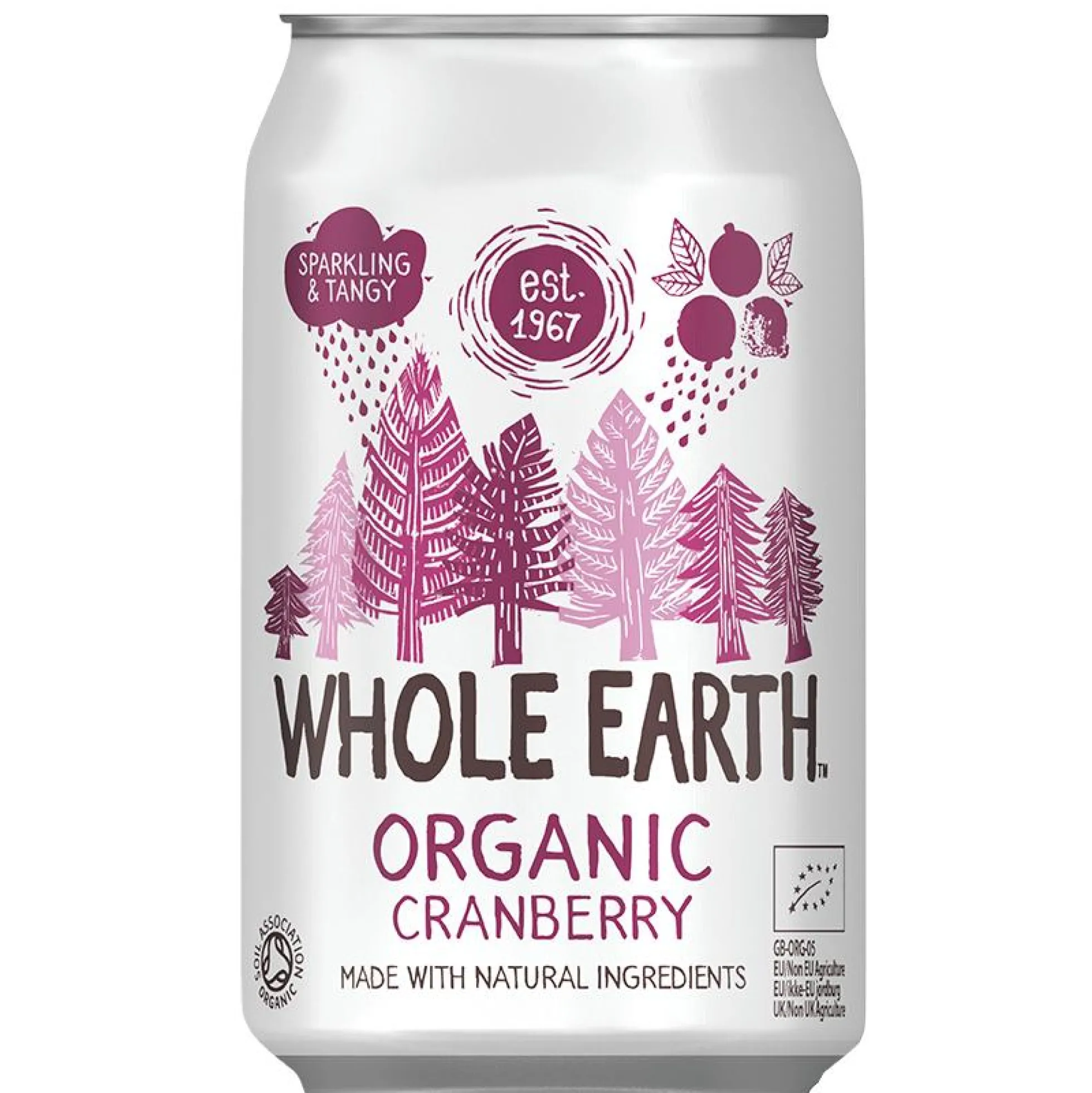 Refresco Bio Arándanos Whole Earth 330ml