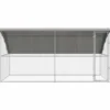 Refugio Para Perros 2 Pcs Plateado 4 X 2 X 2 M