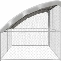 Refugio Para Perros 2 Pcs Plateado 4 X 2 X 2 M