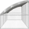 Refugio Para Perros 3 Pcs Plateado 6 X 2 X 2 M