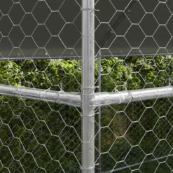 Refugio Para Perros 3 Pcs Plateado 6 X 2 X 2 M