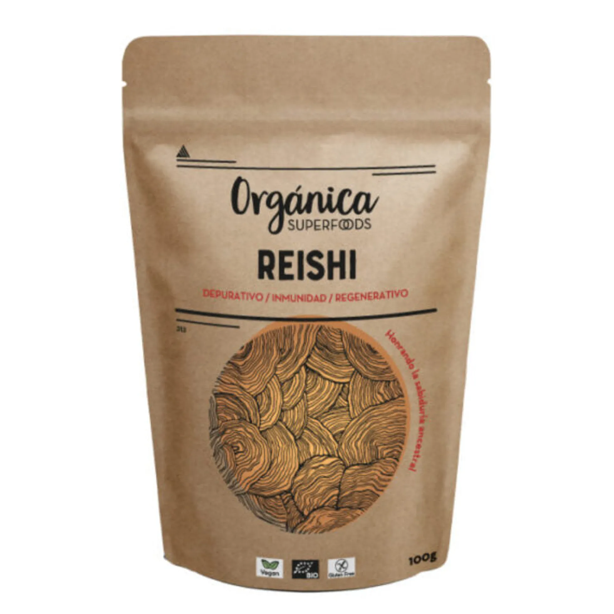 Reishi Bio 100g - Orgánica Superfoods
