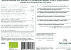Reishi En Polvo Bio - 100g | Complejo De Hongos Ecológico Vegano Para Café Y Smoothies, 100% Natural, Sin Gluten
