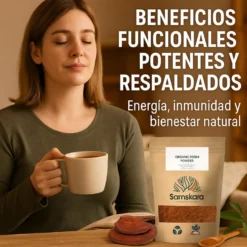 Reishi En Polvo Bio - 100g | Complejo De Hongos Ecológico Vegano Para Café Y Smoothies, 100% Natural, Sin Gluten