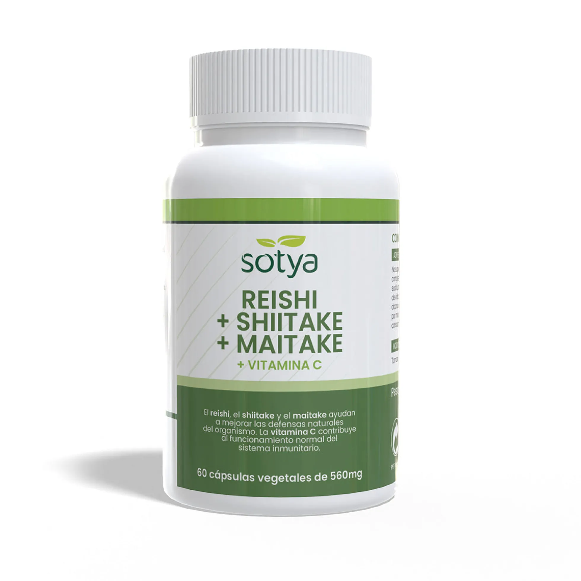 Reishi Maitake Shiitake 60 Vcaps. Sotya