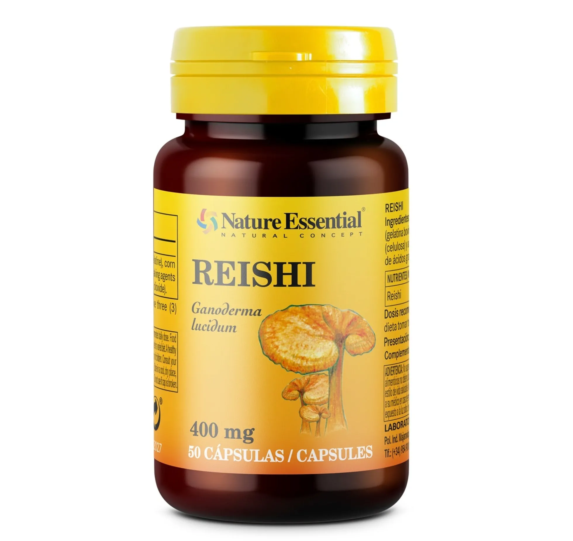 Reishi ( Micelio ) 400 Mg Nature Essential 50 Cápsulas