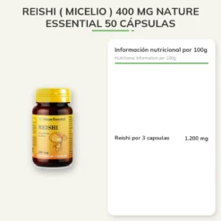 Reishi ( Micelio ) 400 Mg Nature Essential 50 Cápsulas