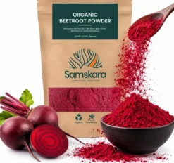 Remolacha En Polvo Bio - 250g | Superalimento Ecológico Vegano En Polvo Para Batidos Y Repostería, Sin Gluten
