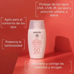 Reparación Antiedad Diaria SPF50 Bee Sun Safe Apivita 100 ml