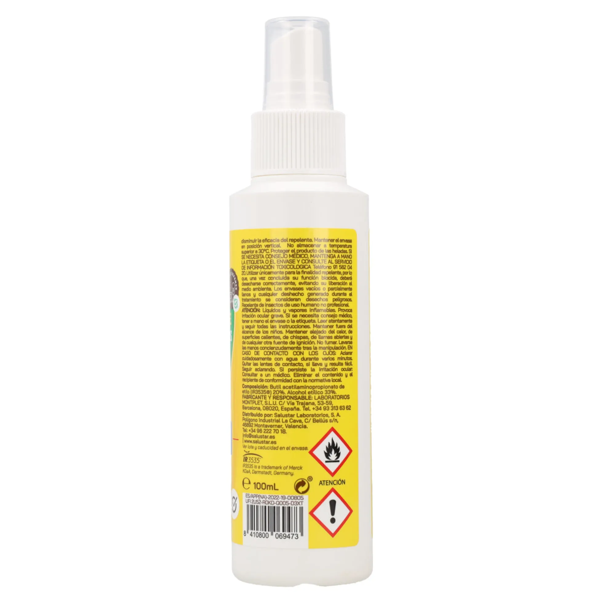 Repelente de mosquitos en Spray Perfum Protect 100 ml.