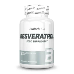 Resveratrol - 60 Cápsulas - Antioxidantes - Biotech Usa