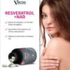 Resveratrol + Nad⁺ Vecos 90 Cápsulas | Antioxidante Y Antienvejecimiento | Resveratrol + Quercetina