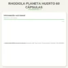 Rhodiola Planeta Huerto 60 cápsulas