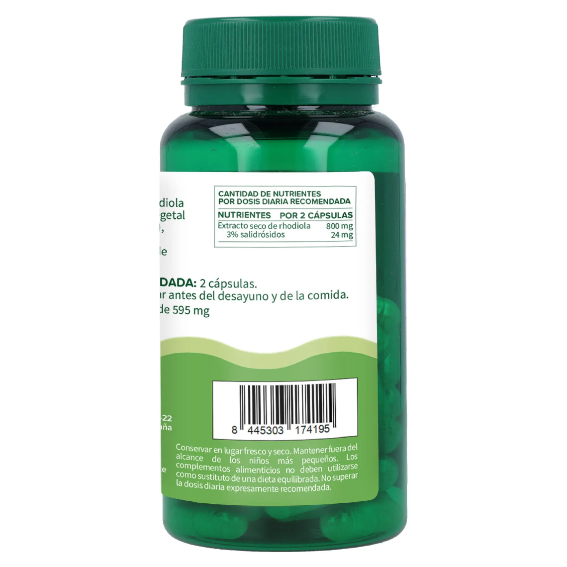 Rhodiola Planeta Huerto 60 cápsulas