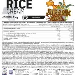 Rice Cream (crema De Arroz Pregelatinizada) - 1kg - Jurassic Choc - Fuente De Carbohidratos De Buena - Masmusculo