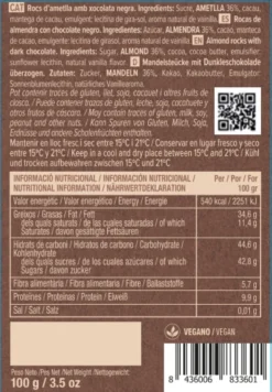Rocs de Almendra con Chocolate Negro Blanxart 100 g