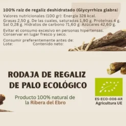 Rodaja De Regaliz De Palo Ecológico 30g