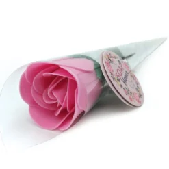 6 Rosas Con Pétalos De Jabón Aromático Para Baño Relax (rosa) - Regalo Original Para Días Especiales - Aroma Atalcado