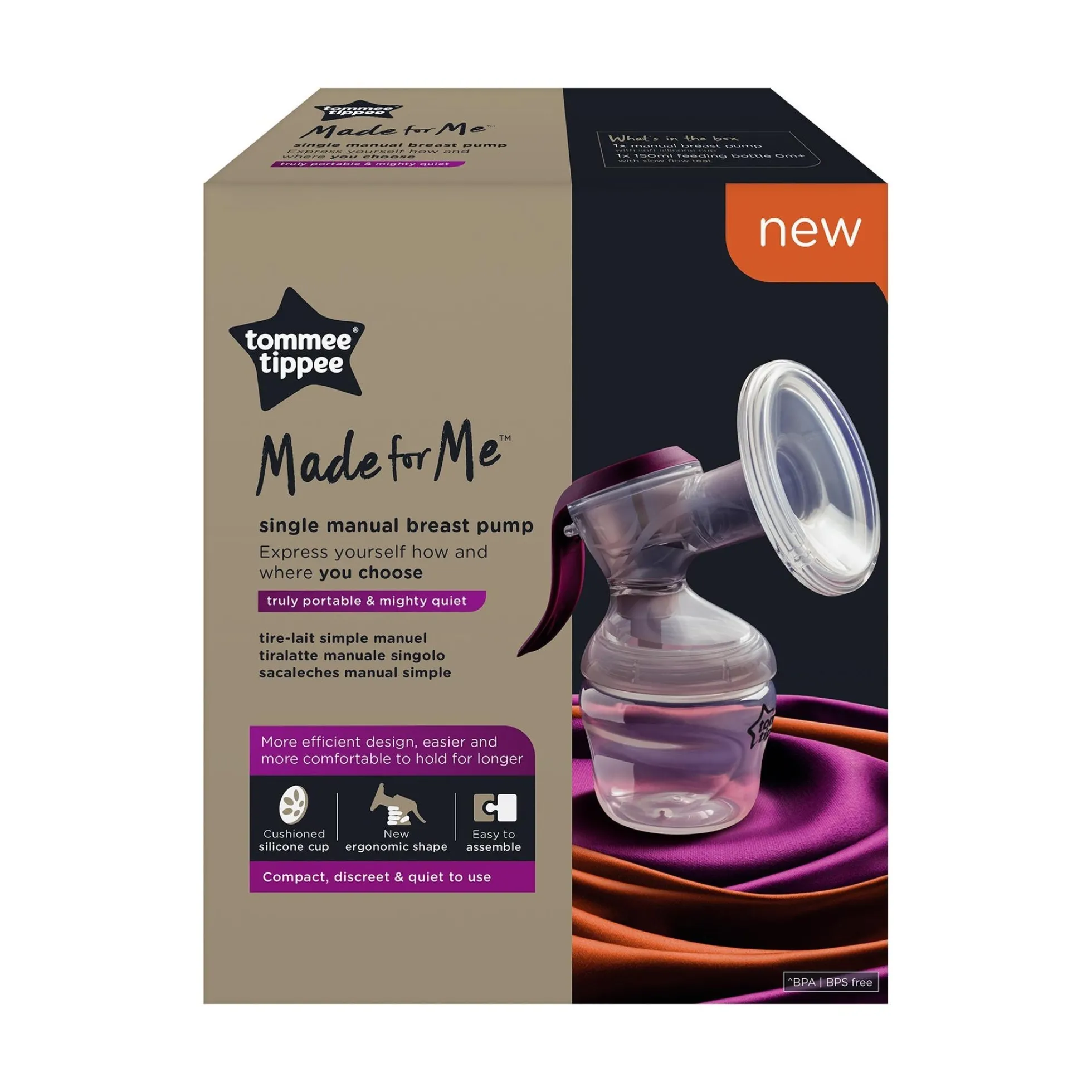 Sacaleches manual Made for Me Tommee Tippee
