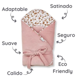 Saco Capazo Bebé Velour Moon