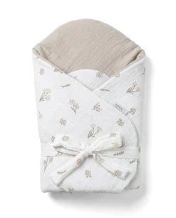 Saco Capazo 4 En 1 Muselina Wild Flowers