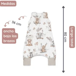 Saco De Dormir Con Patas 12 A 36 Meses Africa World