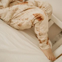 Saco De Dormir Con Pies Reversible T-s Jersey Algodón Bohemian Sand-bohemian Botanic