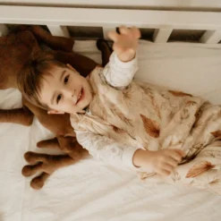 Saco De Dormir Con Pies Reversible T-s Jersey Algodón Bohemian Sand-bohemian Botanic