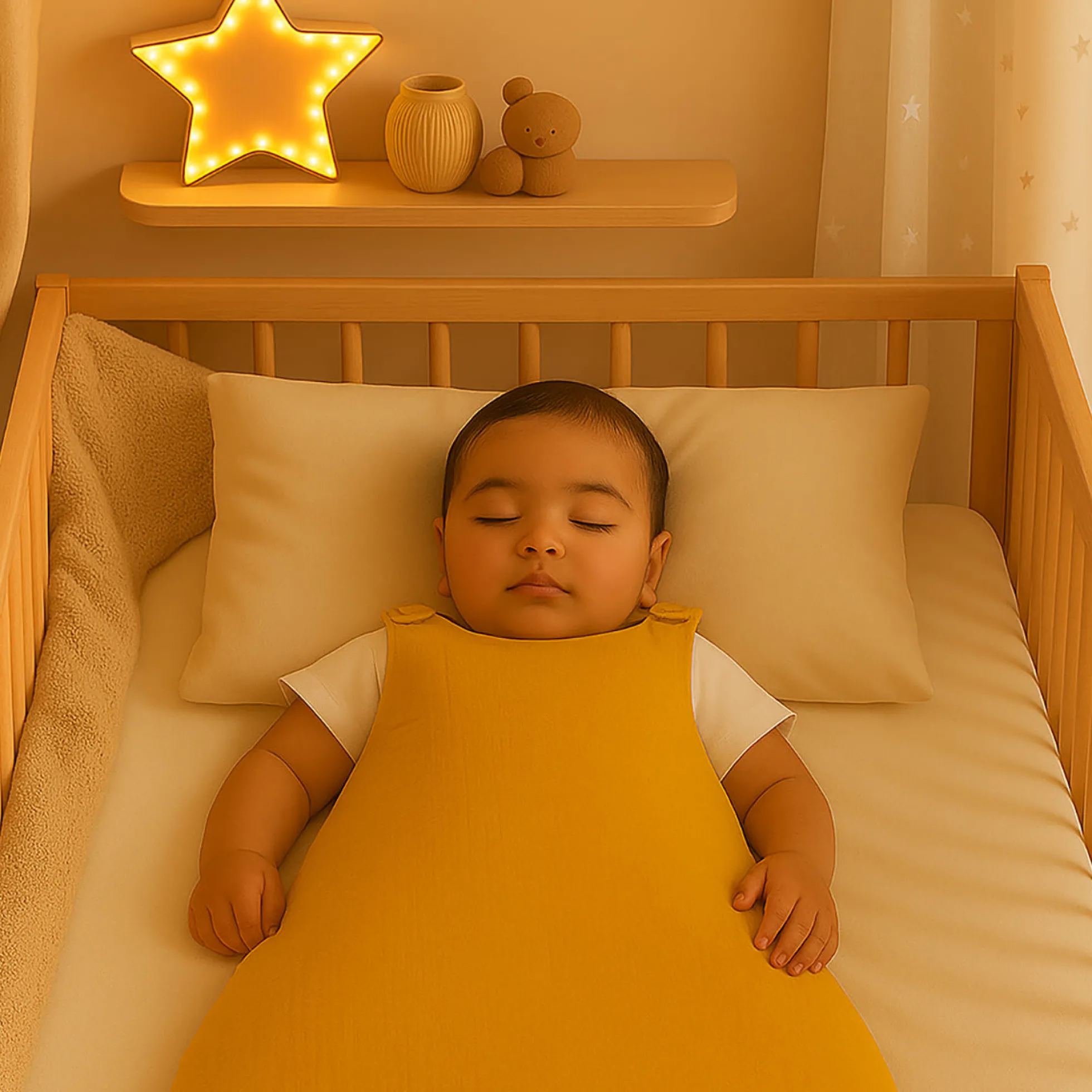 Saco De Dormir De Invierno De Algodón Orgánico Honey