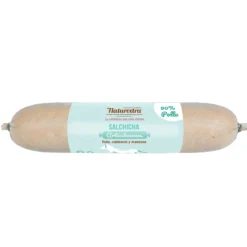 Salchicha funcional para perros para las articulaciones con pollo, calabacín y manzana 500 g NaturExtra