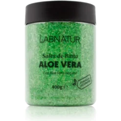 Sales de Baño de Aloe Vera Labnatur 400 g | Hidratan, Suavizan y Refrescan | Baño Relajante | Veganas